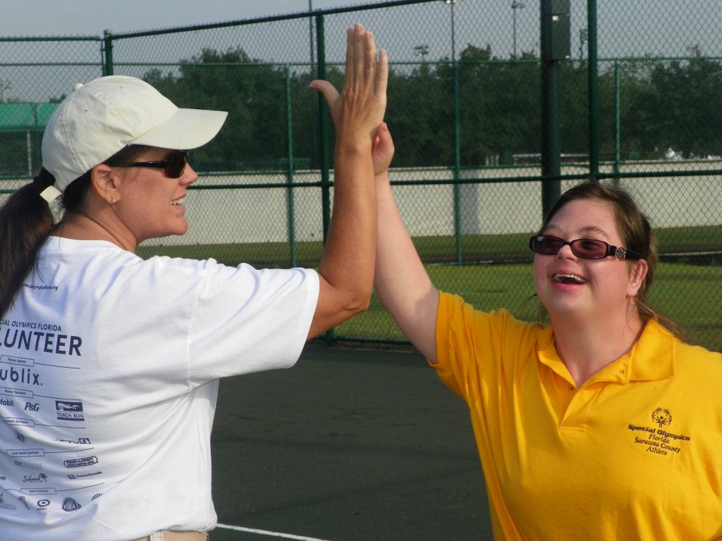 Volunteer with Special Olympics