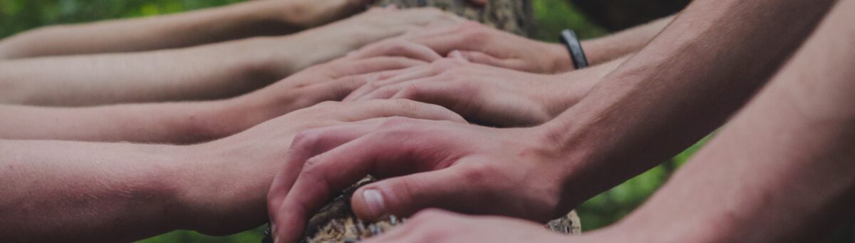 Hands together